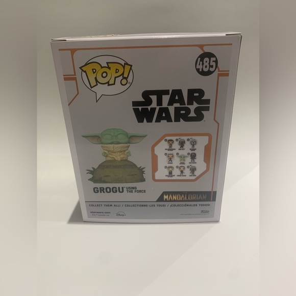 Funko POP! Deluxe Star Wars:Mandalorian- Grogu Using the Force Bobblehead Figure - Picture 4 of 5